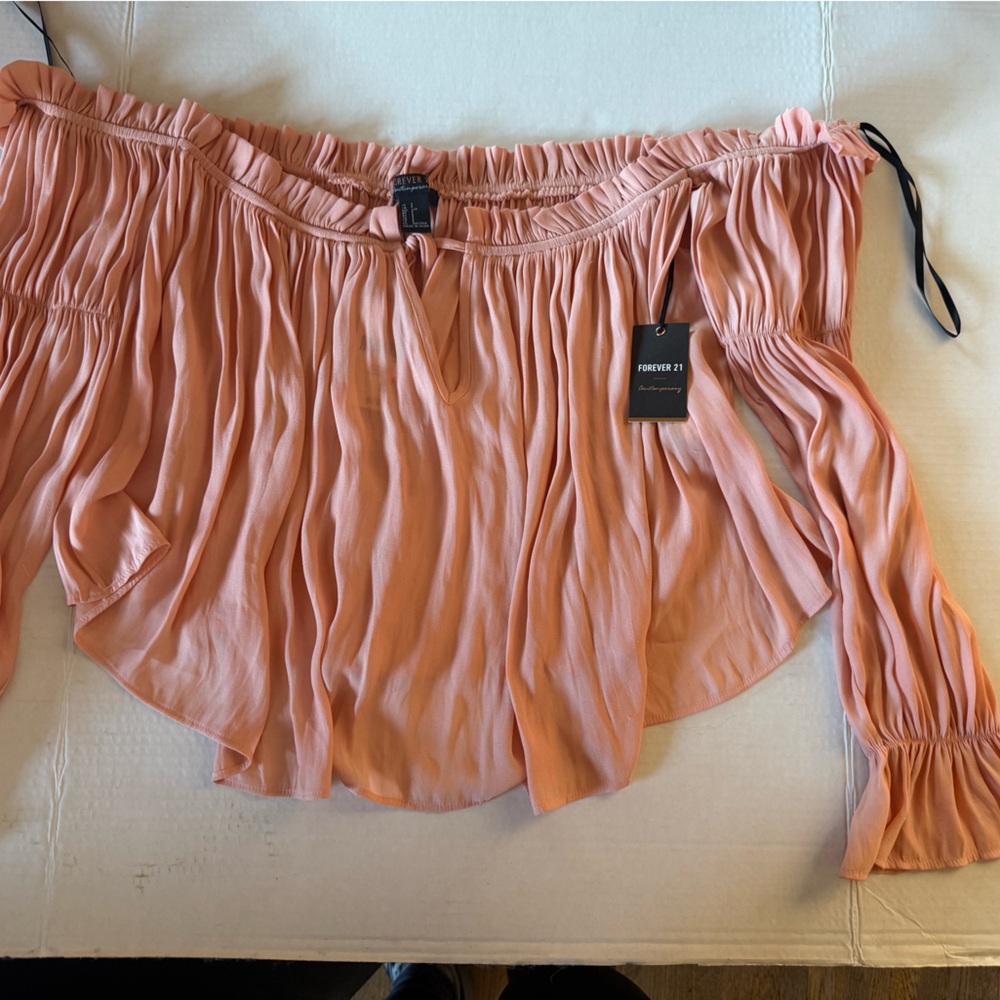 Forever 21 Peach Blouse